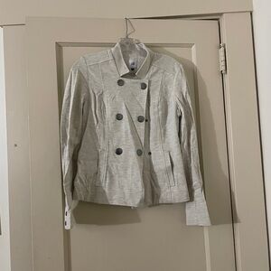 CAbi Light Gray Pea Coat